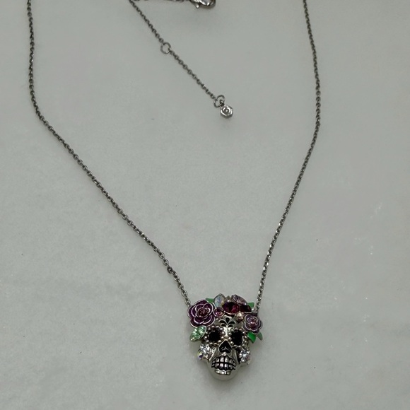 Origami Owl Silver Skull Necklace Nunca Olvidado 2022 - Picture 2 of 8